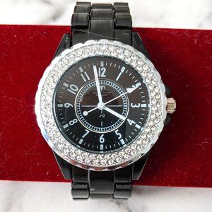 TechnoMarine Swiss Made Ceramic Watch with Synthetic Crystal Bezel